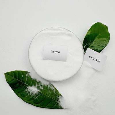 Hohe Reinheit 99,5% weiße Granulate Zitronensäure wasserfreie Pulver Säure Aromastoff mit 25 kg Beutel