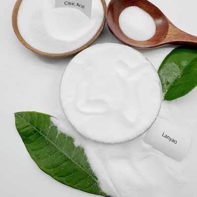 Hohe Reinheit 99,5% weiße Granulate Zitronensäure wasserfreie Pulver Säure Aromastoff mit 25 kg Beutel