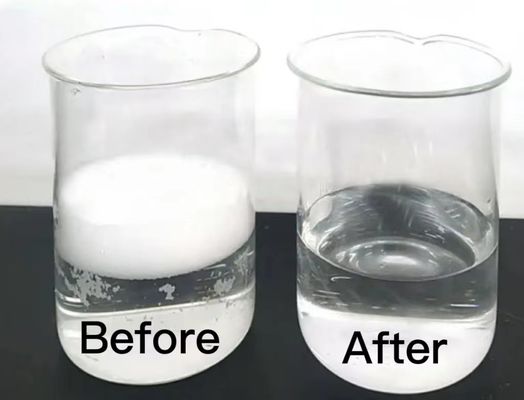 Schaumbekämpfungsmittel für industrielle Verfahren CAS 9006-65-9 Silikon-Defoamer Chemikalie für die Wasserbehandlung