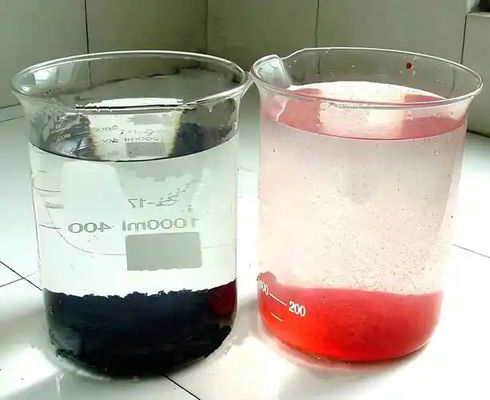 Farblose oder helle Farbe Klebrige Flüssigkeit Textil Abwasser Abfärbung Ph-Wert 7-9 Wirksame Abfärbungslösung